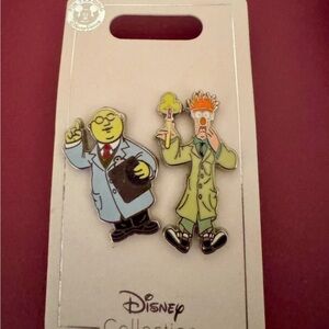 Disney World Muppets Bunson & Beaker pin on original packaging